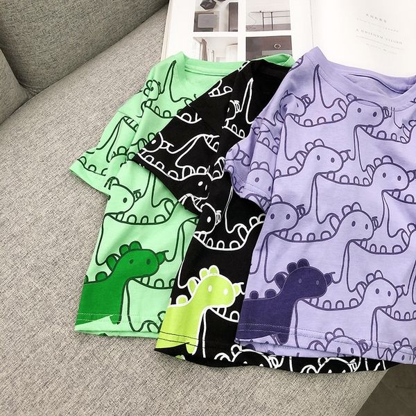 chen ma's children's short-sleeved full-print dinosaur t-shirt boy 2020 new western-style loose baby t-shirt top, Blue
chen ma's children's short-sleeved full-print dinosaur t-shirt boy 2020 new western-style loose baby t-shirt top, Blue