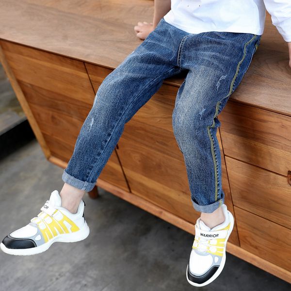 xds9t korean style slim and wear jeans clothing men's jeans pants children's autumn pants 2020 autumn new mid-sized children, Blue
xds9t korean style slim and wear jeans clothing men's jeans pants children's autumn pants 2020 autumn new mid-sized children, Blue