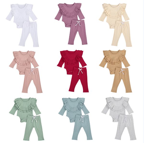 clothing sets children spring autumn ribbed kid baby girl boy shirt jogger pants suit buttons ruffle long sleeve lace-up trousers, White
clothing sets children spring autumn ribbed kid baby girl boy shirt jogger pants suit buttons ruffle long sleeve lace-up trousers, White