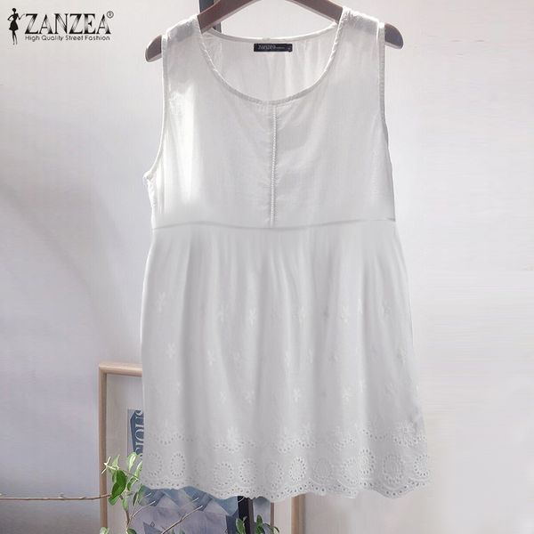2020 summer casual tank solid cotton linen blouse zanzea womens sleeveless floral lace patchwork shirt tunic plus size, White
2020 summer casual tank solid cotton linen blouse zanzea womens sleeveless floral lace patchwork shirt tunic plus size, White