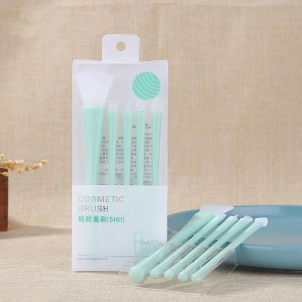 makeup brushes 5pcs professional soft silicone plastic foundation diy mud mixing brush face mask cosmetic make up tools
makeup brushes 5pcs professional soft silicone plastic foundation diy mud mixing brush face mask cosmetic make up tools