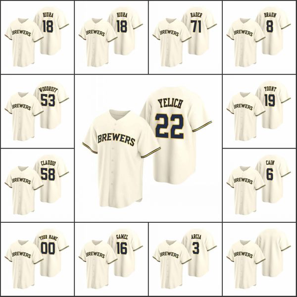 milwaukee brewers men #19 robin yount 22 christian yelich 6 lorenzo cain women youth custom cream replica home jersey, Black
milwaukee brewers men #19 robin yount 22 christian yelich 6 lorenzo cain women youth custom cream replica home jersey, Black