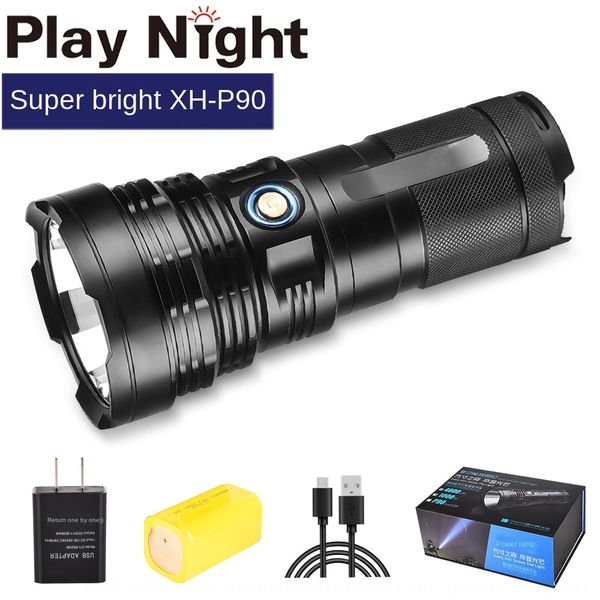 new bright usb direct charging rechargeable quad-core xhp90/p70 ultra bright outdoor high-power flashlight waterproof flashlight
new bright usb direct charging rechargeable quad-core xhp90/p70 ultra bright outdoor high-power flashlight waterproof flashlight