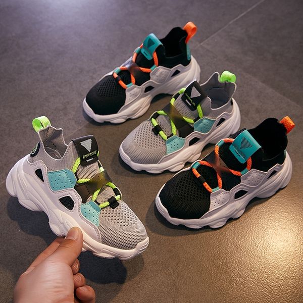 sports summer 2020 new boys' mesh breathable mesh flying woven sneakers children's children's shoes girls' father shoes, Black
sports summer 2020 new boys' mesh breathable mesh flying woven sneakers children's children's shoes girls' father shoes, Black