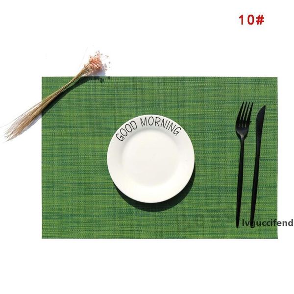 45*30cm placemats dining table mat stain slip resistant washable pvc table mat heat insulation l restaurant bar plate mats dbc bh2734
45*30cm placemats dining table mat stain slip resistant washable pvc table mat heat insulation l restaurant bar plate mats dbc bh2734