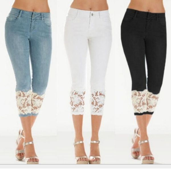 summer denim skinny women capri pants high waist cropped trousers slim casual pantalon female denim capris women lace jeans, Blue
summer denim skinny women capri pants high waist cropped trousers slim casual pantalon female denim capris women lace jeans, Blue