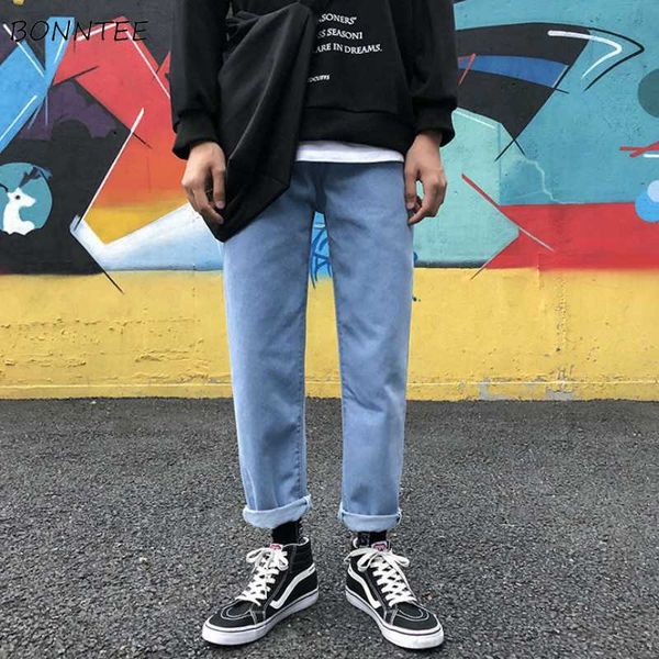 jeans men solid ankle-length fashion streetwear leisure loose korean style chic all-match teens trousers simple daily, Blue
jeans men solid ankle-length fashion streetwear leisure loose korean style chic all-match teens trousers simple daily, Blue