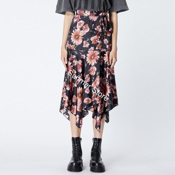 irregular skirt women's retro floral printed lace-up high waist midi skirt spring and summer 2020 new, Black
irregular skirt women's retro floral printed lace-up high waist midi skirt spring and summer 2020 new, Black