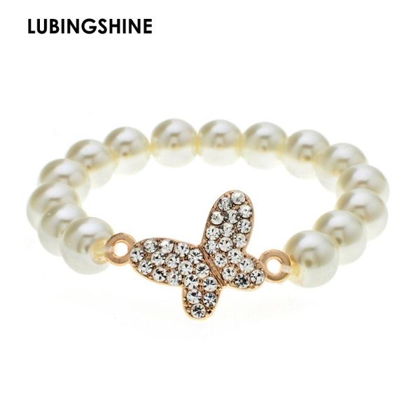 butterfly children sideways bracelet bangle simulated pearl elastic kids baby bracelet, Black
butterfly children sideways bracelet bangle simulated pearl elastic kids baby bracelet, Black