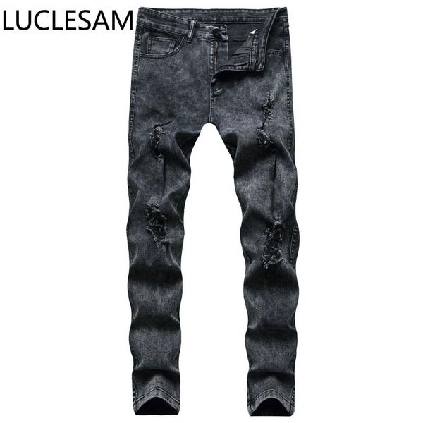 men's jeans mens stretch destroyed denim fashion skinny ripped designer for men high street hip hop trousers male pencil pants, Blue
men's jeans mens stretch destroyed denim fashion skinny ripped designer for men high street hip hop trousers male pencil pants, Blue