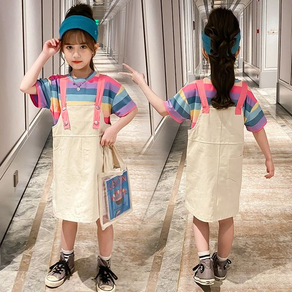girl's belt skirt suit summer 2020 new children's fashionable 12-year-old girl's two-piece children's wear
girl's belt skirt suit summer 2020 new children's fashionable 12-year-old girl's two-piece children's wear