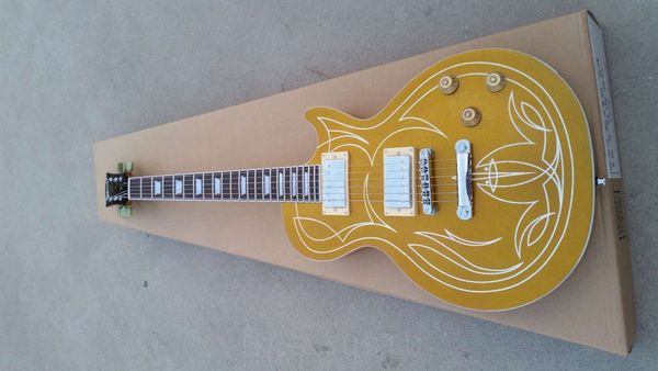 new arrival gold dust paint flower on electric guitar,china custom shop made ems 22 fret
new arrival gold dust paint flower on electric guitar,china custom shop made ems 22 fret