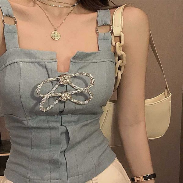 crystal rhinestone bow off shoulder ring strap zipper backless crop camisole tank short vest korean ladies luxury tee slim, White
crystal rhinestone bow off shoulder ring strap zipper backless crop camisole tank short vest korean ladies luxury tee slim, White