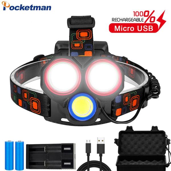 яркая фара фара перезаряжаемой мощный 2 * t6 led + 1 * cob головного свет 4 режимы водонепроницаемой головной лампа переднего свет
яркая фара фара перезаряжаемой мощный 2 * t6 led + 1 * cob головного свет 4 режимы водонепроницаемой головной лампа переднего свет