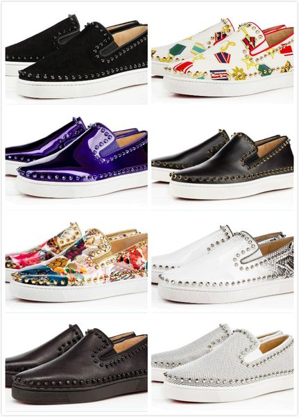 new shoes studded spikes fashion red suede leather mens sneaker womens flat bottoms shoes party lovers size 36-47, Black
new shoes studded spikes fashion red suede leather mens sneaker womens flat bottoms shoes party lovers size 36-47, Black