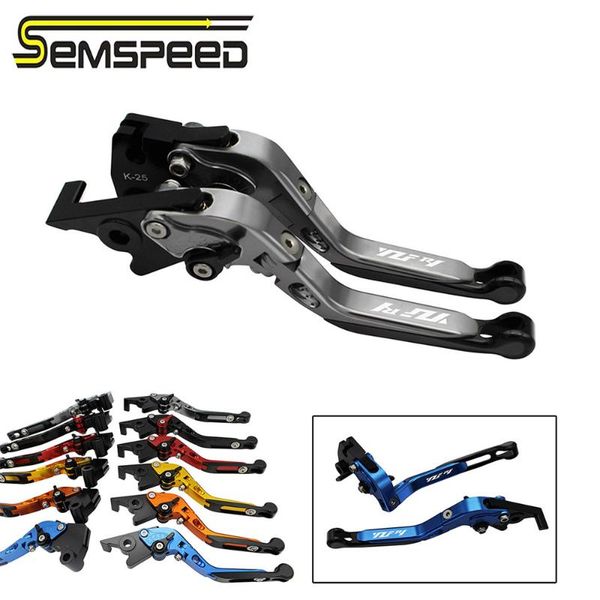 semspeed motorcycle cnc folding extendable brake clutch levers for yzf r6 1999-2004 fz1 fazer 01-05 r6s usa version 06-09
semspeed motorcycle cnc folding extendable brake clutch levers for yzf r6 1999-2004 fz1 fazer 01-05 r6s usa version 06-09