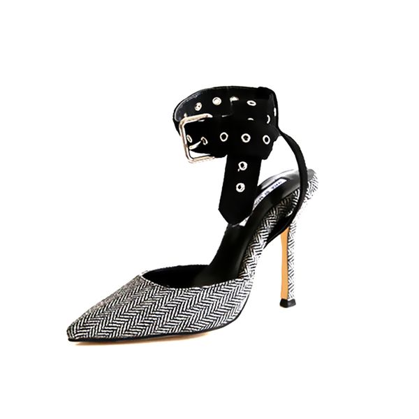 summer pointed shallow mouth single shoes female belt buckle fine heel sandals high heels customizable 6cm 8cm heel size 42, Black
summer pointed shallow mouth single shoes female belt buckle fine heel sandals high heels customizable 6cm 8cm heel size 42, Black