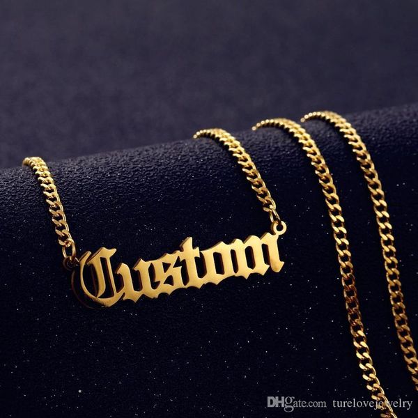 personalized custom name necklace pendant gold color 3mm cuban chain customized nameplate necklaces for women men handmade gifts, Silver
personalized custom name necklace pendant gold color 3mm cuban chain customized nameplate necklaces for women men handmade gifts, Silver