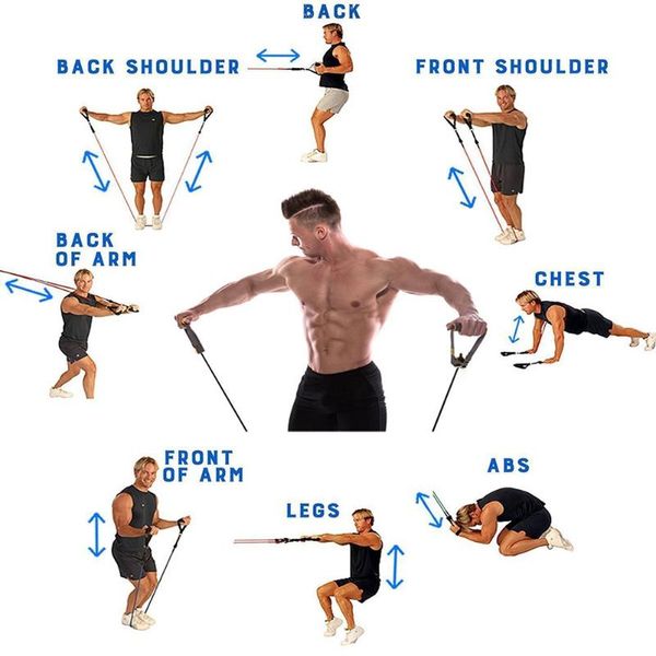 resistance bands household portable band rally rope adjustable 11-piece high elasticity pull ropes multi-function fitness equipment
resistance bands household portable band rally rope adjustable 11-piece high elasticity pull ropes multi-function fitness equipment