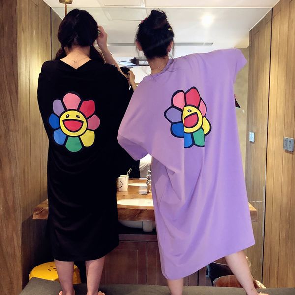cartoon flower long sleeve long night dress autumn new women nightgown oversize sleepshirts nightie nightdress cotton sleepwear, Black;red
cartoon flower long sleeve long night dress autumn new women nightgown oversize sleepshirts nightie nightdress cotton sleepwear, Black;red