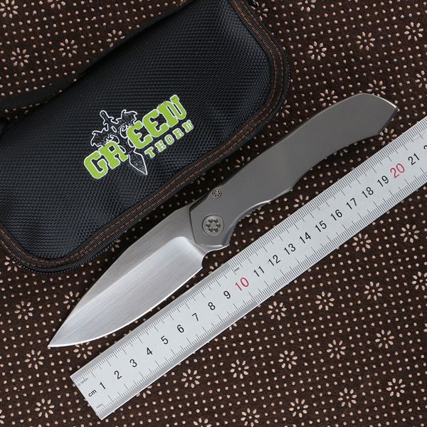 Green thorn anax bearing folding knife s35vn blade + titanium alloy handle camping hunting outdoor fruit knife pocket EDC tool
Green thorn anax bearing folding knife s35vn blade + titanium alloy handle camping hunting outdoor fruit knife pocket EDC tool