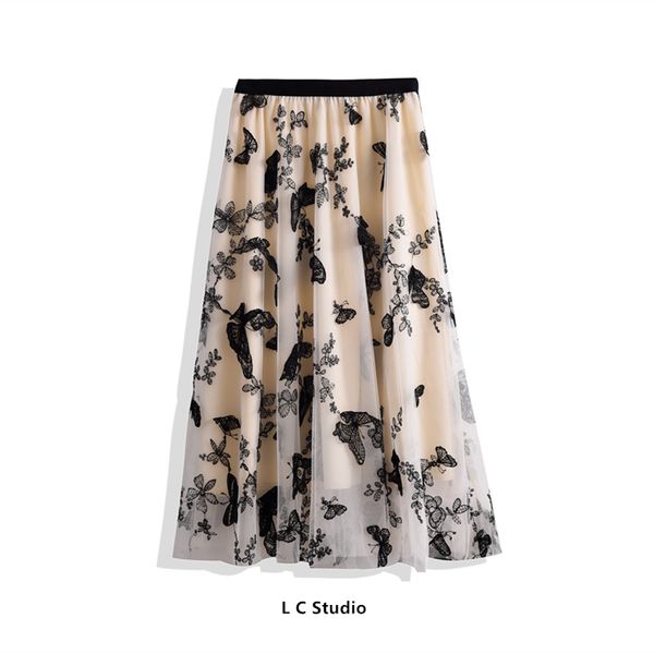 butterfly skirt summer 2020 new korean girl version of lace embroidery three-dimensional butterfly skirt for women, Black
butterfly skirt summer 2020 new korean girl version of lace embroidery three-dimensional butterfly skirt for women, Black