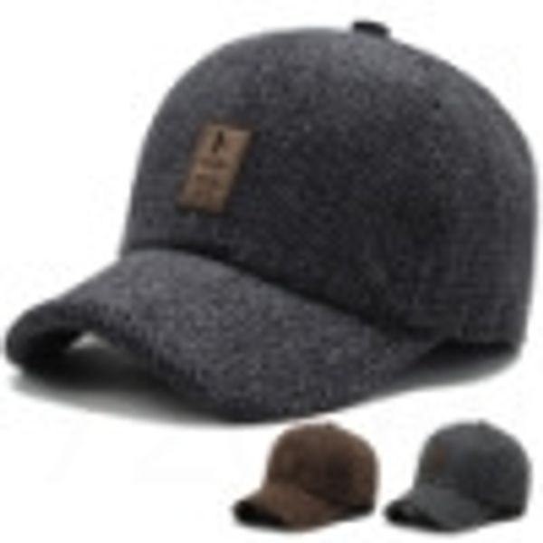 i5owv hat men' season all-match fashion ear protection woolen hat warm baseball cap windproof cold-proof thickened warm outdoor riding, Blue;gray
i5owv hat men' season all-match fashion ear protection woolen hat warm baseball cap windproof cold-proof thickened warm outdoor riding, Blue;gray