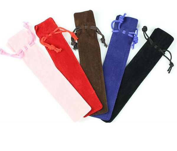 velvet pen pouch holder single pencil bag pen case rope locking gift bag 5 colors mixed wholesale
velvet pen pouch holder single pencil bag pen case rope locking gift bag 5 colors mixed wholesale