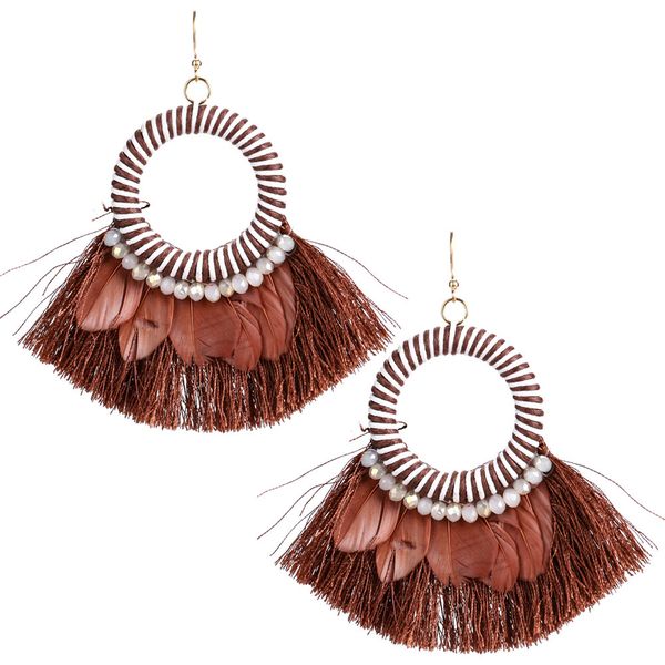 eh7511 exaggerated fan alloy acrylic tassel multilayer earrings feather new fashion, Golden
eh7511 exaggerated fan alloy acrylic tassel multilayer earrings feather new fashion, Golden