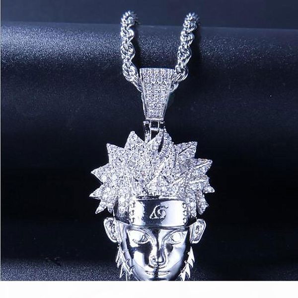 14к золото облединение out cz bling naruto ожерелье mens hip hop micro pave фианитами симулированные diamonds ожерелье, Silver
14к золото облединение out cz bling naruto ожерелье mens hip hop micro pave фианитами симулированные diamonds ожерелье, Silver