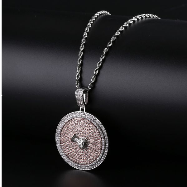 gold silver mens designer necklace hip hop stainless steel jewelry zircon iced out chain rotating disc pendant necklaces punk 18k gold men
gold silver mens designer necklace hip hop stainless steel jewelry zircon iced out chain rotating disc pendant necklaces punk 18k gold men