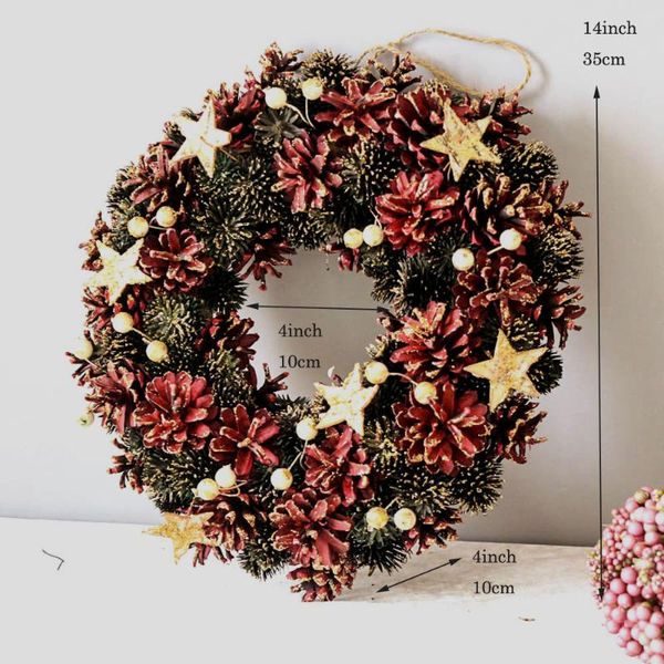 party xmas craft nature staff stars decoration christmas wreath window door wreath for home new year decorations garland decor
party xmas craft nature staff stars decoration christmas wreath window door wreath for home new year decorations garland decor