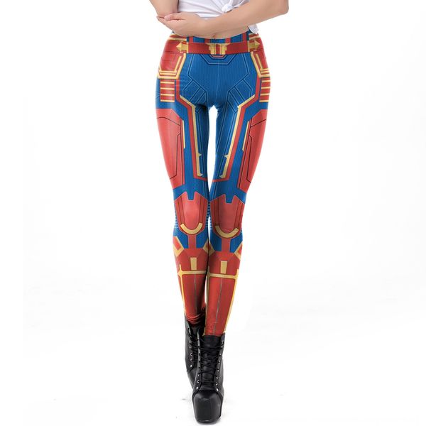 2020 marvel avengers captain surprise tight leggings role-ing tight pants suit play service play service clothing, Black
