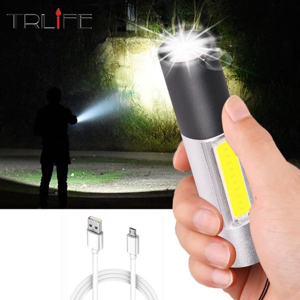 flashlights torches 1200mah usb rechargeable mini led with cob side light zoom 3lighting modes torch for cycling, camping, work
flashlights torches 1200mah usb rechargeable mini led with cob side light zoom 3lighting modes torch for cycling, camping, work