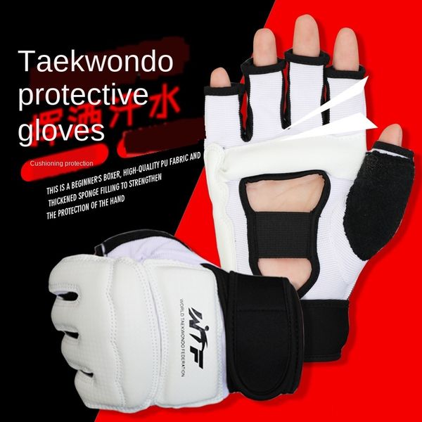 protective taekwondo half finger training competition footrest children's universal taoist temple protective gloves and gloves, Blue;black
protective taekwondo half finger training competition footrest children's universal taoist temple protective gloves and gloves, Blue;black