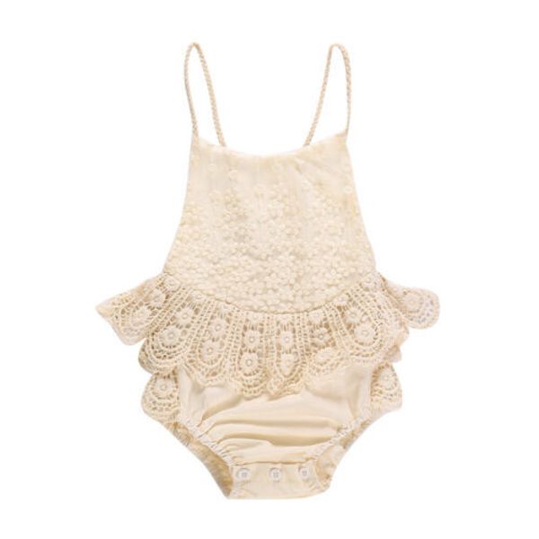 0-24m newborn infant girl clothes lace romper sunsuit jumpsuit outfits baby clothing t200721, Blue