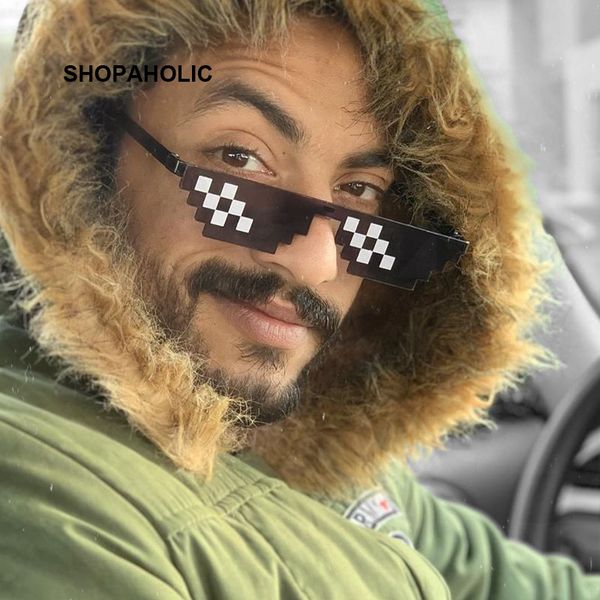 mosaic sunglasses men women trick toy thug life glasses deal with it glasses pixel black mosaic sunglasses male funny toy, White;black
mosaic sunglasses men women trick toy thug life glasses deal with it glasses pixel black mosaic sunglasses male funny toy, White;black