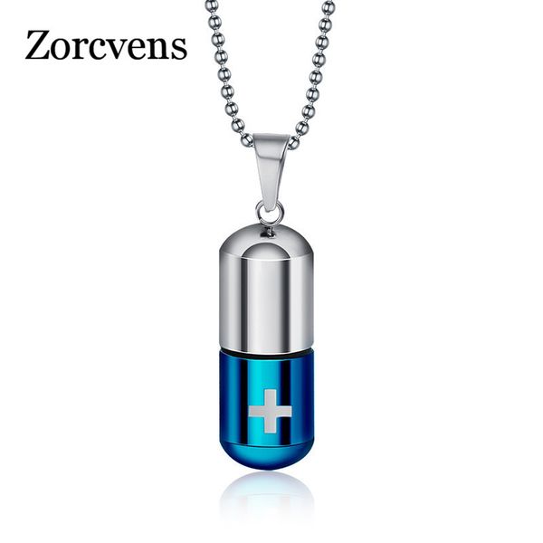 zorcvens cool punk perfume bottle pendant blue gold silver color design stainless steel pendants necklace for men
zorcvens cool punk perfume bottle pendant blue gold silver color design stainless steel pendants necklace for men