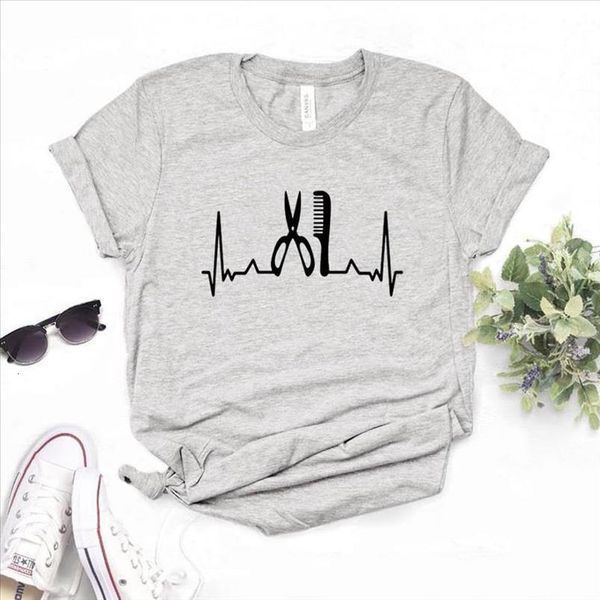 hairstylist heartbeat print women tshirts cotton casual funny t shirt for lady yong tee hipster 6 color na 815, White
hairstylist heartbeat print women tshirts cotton casual funny t shirt for lady yong tee hipster 6 color na 815, White