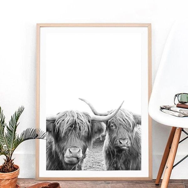 highland cow poster prints black & white farm animal scotland cow canvas painting farm nursery wall art picture rustic home decoration
highland cow poster prints black & white farm animal scotland cow canvas painting farm nursery wall art picture rustic home decoration