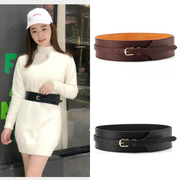 fashion wide genuine leather cummerbund women luxury cowskin adjustable belts dress decorate waistband strap belt ceinture, Black;brown
fashion wide genuine leather cummerbund women luxury cowskin adjustable belts dress decorate waistband strap belt ceinture, Black;brown