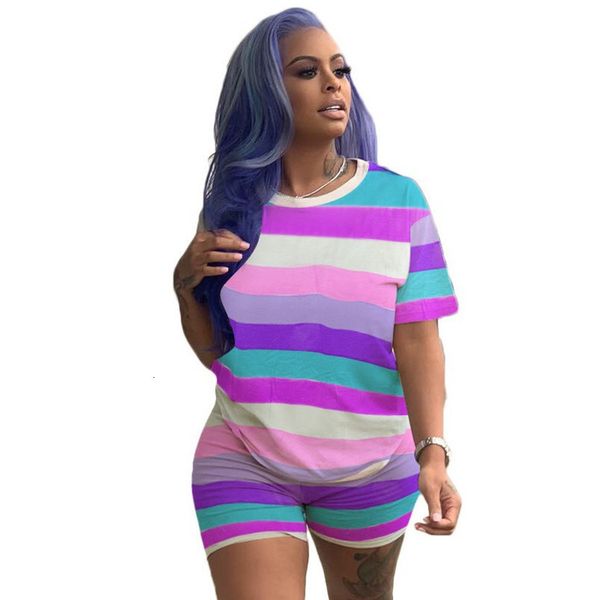 women casual striped print tracksuit lady summer short sleeve 2 pieces shorts suit female outfits 5232, Gray
women casual striped print tracksuit lady summer short sleeve 2 pieces shorts suit female outfits 5232, Gray