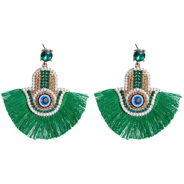exaggerated acrylic diamond palm eye fan tassel earrings female personalized earring bohemia, Golden
exaggerated acrylic diamond palm eye fan tassel earrings female personalized earring bohemia, Golden