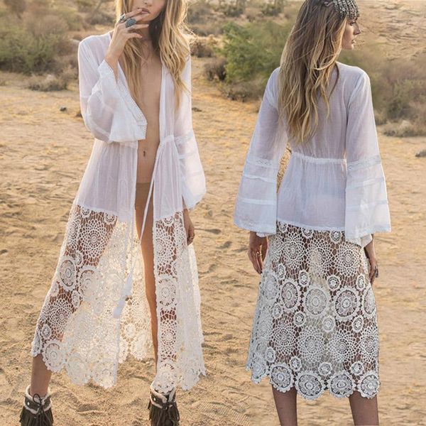 women's blouses & shirts 2021 see through long kimono cardigan white lace blouse summer beachwear clothing plus size women female n
women's blouses & shirts 2021 see through long kimono cardigan white lace blouse summer beachwear clothing plus size women female n