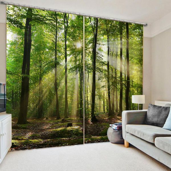 custom green forest curtains sunshine window blackout luxury 3d curtains set for bed room living room office blackout curtain
custom green forest curtains sunshine window blackout luxury 3d curtains set for bed room living room office blackout curtain