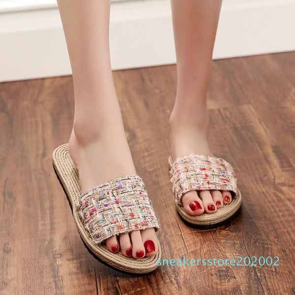 1summer flax home slippers 2020 fashion women soles shoes indoor outdoor linen slippers open toe sandals flat shoes s02, Black
1summer flax home slippers 2020 fashion women soles shoes indoor outdoor linen slippers open toe sandals flat shoes s02, Black