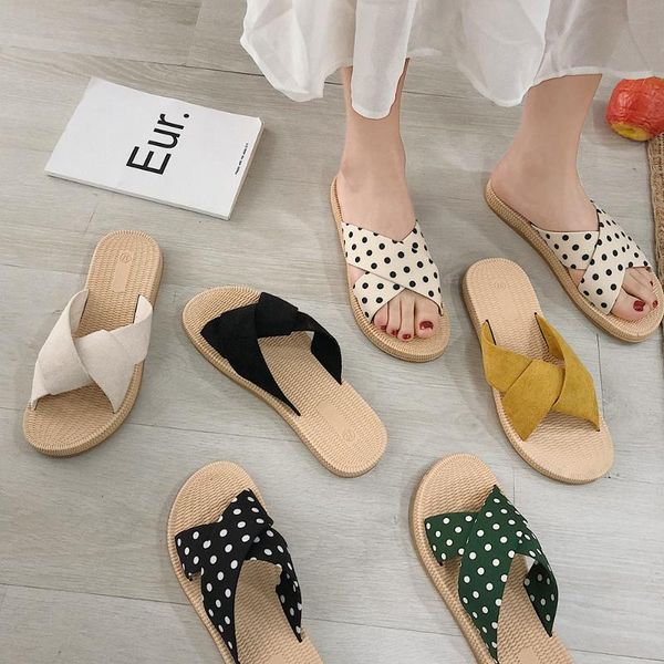 open toe cute house slippers for women indoor women slip on slide anti slip polka dot woman spa slipper for girls guests, Black
open toe cute house slippers for women indoor women slip on slide anti slip polka dot woman spa slipper for girls guests, Black