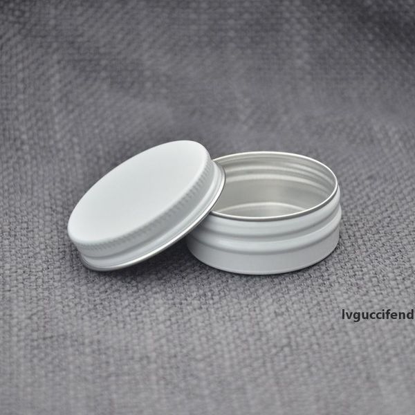 15ml portable new white screw aluminum jar upscale elegant round package jewelry storage container can wholesale
15ml portable new white screw aluminum jar upscale elegant round package jewelry storage container can wholesale