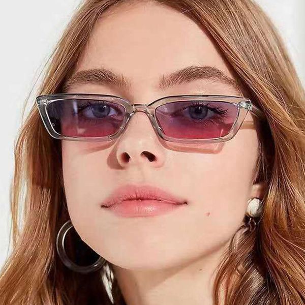 2019 new box candy color sun women's fashionable two-color sunglasses small frame sun glasses, White;black
2019 new box candy color sun women's fashionable two-color sunglasses small frame sun glasses, White;black
