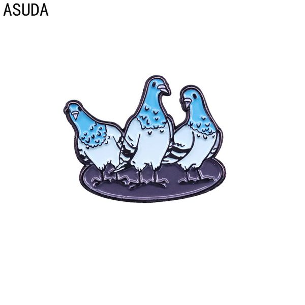 pigeon brooch and enamel pins men and women fashion jewelry gifts anime movie novel lapel badges, Gray
pigeon brooch and enamel pins men and women fashion jewelry gifts anime movie novel lapel badges, Gray